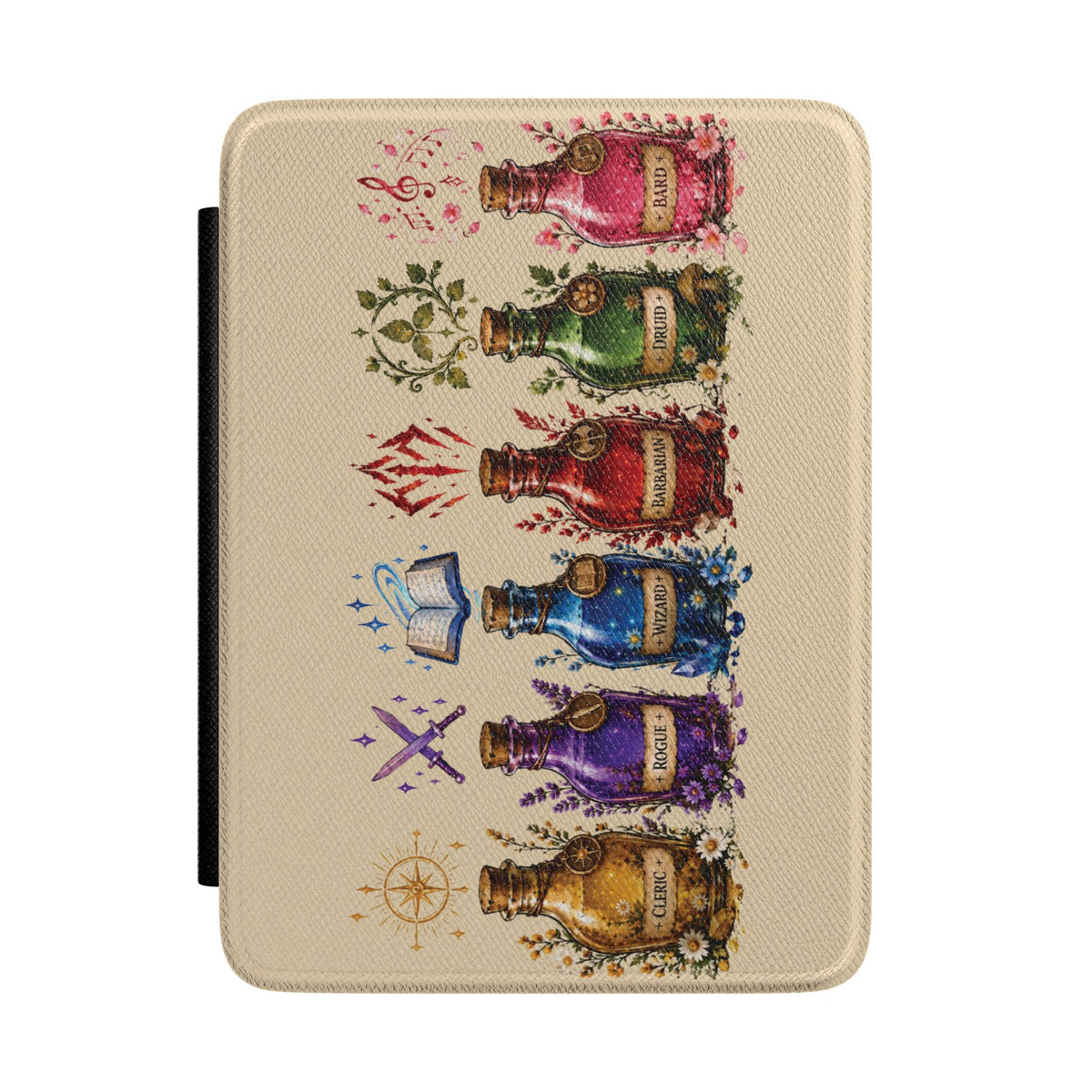 Kindle Case — Magic Potion Bottle Rainbow Illustration Protective Cover