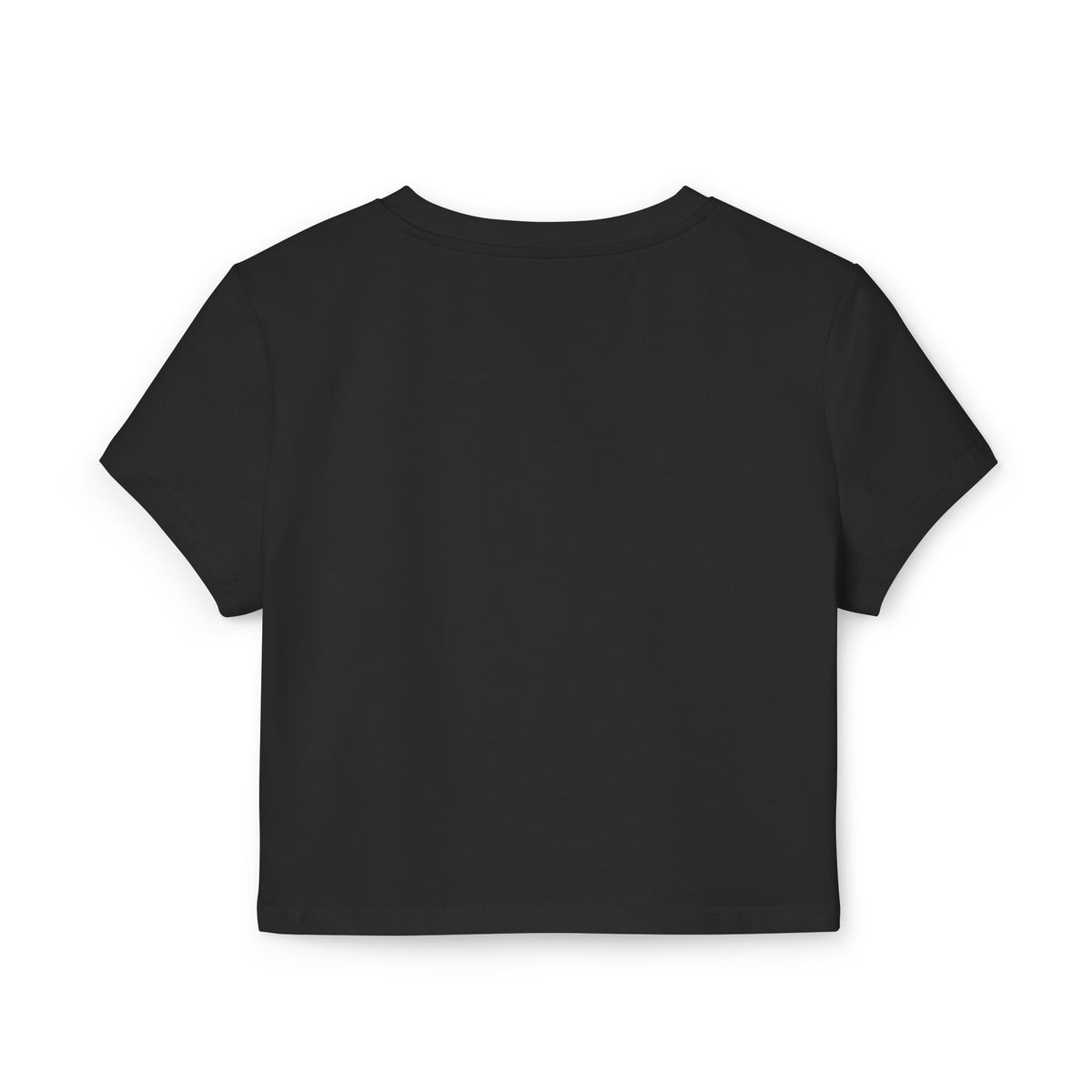 Just One More Book Women's Baby Tee — Floral Stack of Books Reading Crop Top