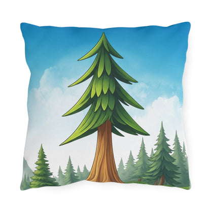 Pine Forest Outdoor Pillow