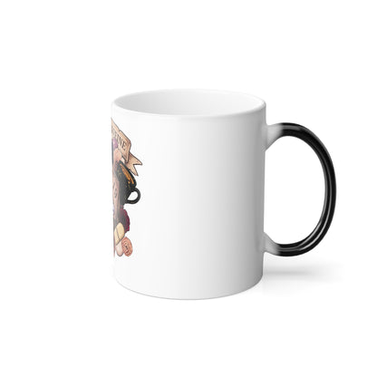 Color-Changing Mug — "Roll for Caffeine" D20 Coffee Mug