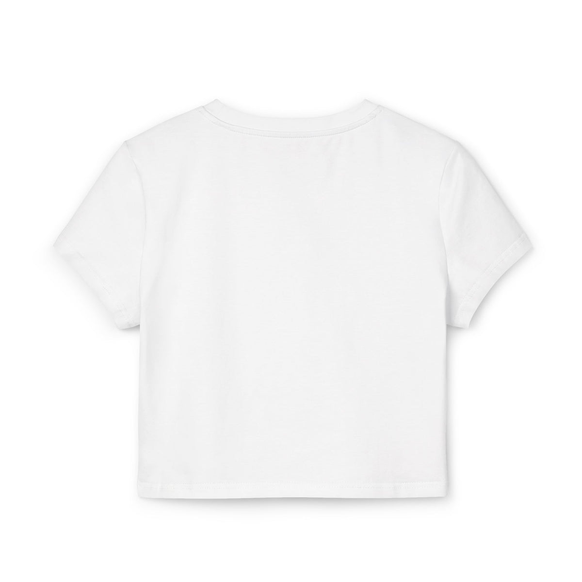 Just One More Book Women's Baby Tee — Floral Stack of Books Reading Crop Top