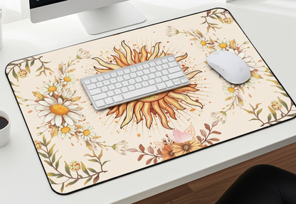 Sun & Daisies — Desk Mat
